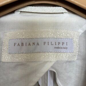 Fabiana Filippi Summer Off-White Blazer